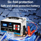 Fast US EU Plug Full Automatic Car Chargers For Lead Acid Repair Battery Charger 12V 24V 300W Electronic