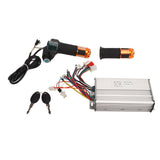 Lithium Battery Modification Kit Bike Brushless Controller 48V with Throttle Grip for  Refitting