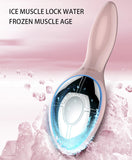 Multifunctional Portable Home Skin Rejuvenation Beauty Instrument Ice Cold Hot Red Blue Led Photon Ems Facial Massager