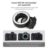 EF-EOSR PRO Adapter AF Camera Ring ND Filter Electronic Aperture Control for EF/EF-S Lens to Canon EOS RP/R5/R6/R3