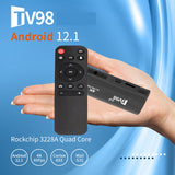 TV98 ST Android 12 BOX Rockchip 3228A 4k mini HD Dual Band WiFi 5G Smart TV Box