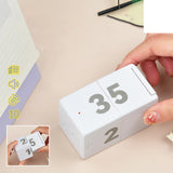 Cube Kitchen with 10 Different Time Settings Digital Countdown Alarm Flip Timer for Game Workout Office Classroom Training