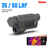 TK335/50PRO LRF Thermal Monocular Camera Built-in Laser Rangefinder Long Detection Range Video WIFI Hotspot Tracking for Hunting