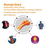 Correct Cervical Vertebra Lumbar Traction Straight Spine Relax Massage Board Brace Back Stretching Device Health Care