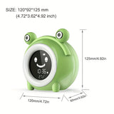 1pc Cartoon Frog Student Sleep Trainer Clock, ToddlerAccompanying Sleeping Night Light Wake Up Alarm Clock, Wake Up Wake Up And Night Accompanying Sleeping Night Light, Birthday Christmas Various Holiday Gifts USB Plug Power Supply