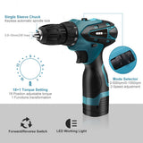 16.8V lithium-ion Battery Cordless screwdriver Electric drill Set hole electrical Screwdriver hand driver Wrench power tools