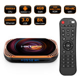 HK1 RBOX X4 Android 11 TV Amlogic S905X4 4GB 128GB1000M 8K 3D 2.4G&5G Dual Wifi Media Player Set Top Box