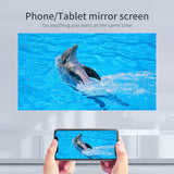 Portable Q96 Projector Android 9.0 High-Clear Large Screen Experience Hi-Fi Speaker