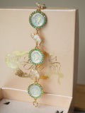 Relief Sleeping Angel Vintage Bracelet
