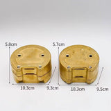 NEW Lab Two Layer Denture Compression with Dual Injection Flask Dual Pot Bronze Processor Denture Flask Press Compression