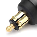 to Dual Charger QC 3.0 DIN Hella USB Adapter Aluminum with Switch Voltmeter For Motorcycle Triumph Tiger Ducati
