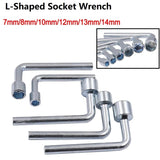 L-Shaped Socket Hexagonal Multi Wrench Key 7-shaped Elbow Sleeve Wrenches Hand Tools 7/8/10/12/13/14mm