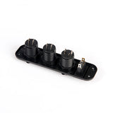 DIY Pre Wired Switch Dual USB Cigarette Lighter 4.2A 4in1 Panel Mount Socket Car Voltmeter