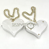 130DB Personal Heart Shape Self Defense Security Alarm Keychain Loud Sound Safety Alert For Woman Kids Elderly