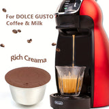 1pc Coffee Filter Screen Compatible With Nestle DolceGusto Coffee Capsule Machine Upgrade Milk Foam Coffee Dual-purpose