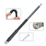 10PCS AR1106 Telescc 136-174mHz High Gain VHnti-Collision Extendable Antenna for WouXun Kenwood BAOFENG Radio