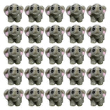 25/100Pcs Resin Miniature Kawaii Mini Cow Animals Micro Fairy Figurines Home Garden Decoration