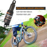 Bicycle Oil Spring Rear Absorber 125/150/165/190mm Adjustable Shock Damper Reducer for Mountain Bike Scooter