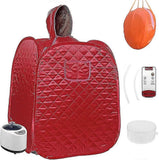 Portable Steam Home Sauna Foldable Steam Sauna Upgrade 2l Steamer, With Steam Hose Herbs Kit Remote Control