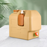 20L Portable Jug with Spigot and Soap Dispenser - Water Storage Carrier for Camping, Fishing, Picnic, Hiking