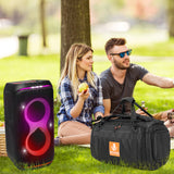 for Partybox Club 120 Waterproof Travel Carrying Case Adjustable Strap Portable Speaker Carry Tote Bag Backpack