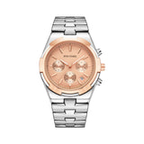 PINTIME Man Watch Stainless Steel Strap Six-Hand Dial Luminous Waterproof Calendar Fashion Quartz Wristwatch  Casuals Relogios