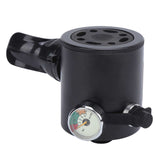 DIDEEP 0.5L Scuba Oxygen Cylinder Head Breather Valve Adapter for Diving Underwater Breathing Tube Diving Regulator
