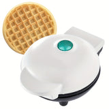 1pc Mini Waffle Maker Machine, Nonstick Waffle Iron For Kids Pancakes, Waffles, Paninis, Breakfast, Lunch, Snack, Household Cooking Machine