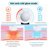 Portable Cryotherapy Hot Cold Hammer Face Skin Lifting Photon Acne Treatment Skin Beauty Massager Skin Rejuvenation Tightening