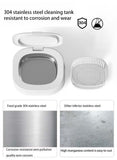 Household Ultrasonic Cleaner Dental Assistant Denture Bath Pulsating Cleaning Kit For Jewelry False Teeth Aligner Retainer