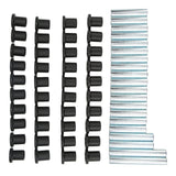 A Arm Bushing Kit Friction Resistant Steel ABS  Cushioning Control Arm Bushing Kit Low Noise Compact for ATV