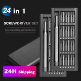 PCS 24 in 1 Precision Home Portable Light Weight Kits Magnetic Screwdriver Set Kit Bits Torx Hex