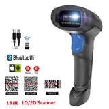 L8BL Bluetooth 2D Reader And S8 QR PDF417 2.4G Wireless Wired Handheld Barcode Scanner USB Support Mobile Phone iPad
