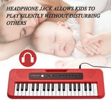 BIGFUN 37 Key Children Electronic Portable Multifunction Kids Keyboard Musical Toy Piano with Mini Microphone