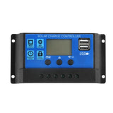 100W 18V ETFE Solar Panel+30A/60A/100A Solars Charge Controller with Connectors, Carabiners,Wire Cable Outdoor Energy RV Plate