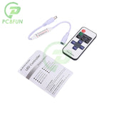 1Pc Mini RF Wireless Remote Led Dimmer Controller For Single Color Light Strip SMD5050/3528/5730/5630/3014