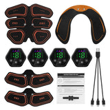 Muscle Stimulator EMS Abdominal Hip LCD Display Toner USB Abs Fiess Training Home Gym Body Slimming Waist Trainer