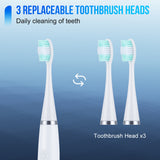 7in1 Ultrasonic Scaler Electric Toothbrush Dental Tartar Remover Sonic Teeth Plaque Cleaner Tooth Oral Cleaning