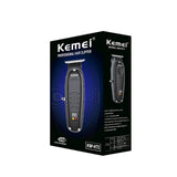 Kemei hair clipper KM-H71 Cross-border New Oil Head Carving Push Cutter LED LCD Digital Display USB Professional Electric Push