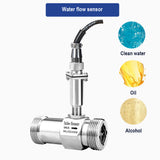 Turbine w Meter High Precision Water wmeter Fuel Gasoe Diesel Petrol Oil 1 inch Sensor DN25 DN32 DN40