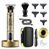RESUXI LM-400/300/800/911 Stainless Steel T Blade Trimmer Men Shaver Rechargeable Baldheaded Hair Clippers Cutting hine