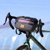 ESLNF Bicycle Mountain Handlebar Road Bike Front Tube Storage Bag Large Capacity Waterproof Stylish