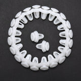 50pcs Auto Bumper Fender 8mm Hole Car Fixed Rivet Retainer Plastic Rivets Fastener Push Clips