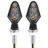 12V Motorcycle Signal Lights LED Metal Universal Moto Indicator Lamp Front Rear Turn Signals Brake Stop Lamps Accessories