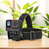 Quick Release Magnetic Headband Holder Head Belt Strap Mount for GoPro Action Camera Accessories