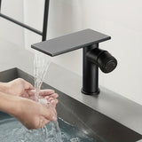 1pc Bathroom Single Lever Sink Faucet, Crane Brass Sink Faucet, Hot And Cold Water Tap, Bathroom Accessories