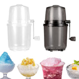 Shaved Hand Crank Ice Crusher Convenient Making Drin Practical Snow Cone hine for Bar Party Slush Kitchen