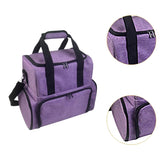 Large Nail Polish Case - Portable Travel Makeup Bag