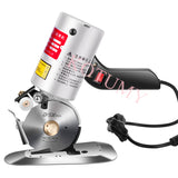 Electric Round Knife Handheld Cloth Cutter Machine - Leather Fabric Textile Cutting Tool.