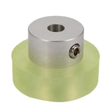 6X 100Mm Aluminum Polyurethane Industrial Encoder Wheel Measuring Wheel For Measuring Rotary Encoder